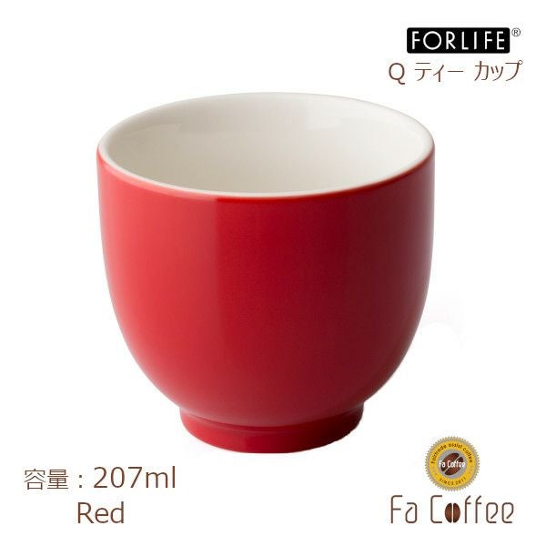 【FORLIFE】 Q ティー カップ　レッド 520-Red
