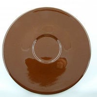【在庫限り】【クレマウェア】Cremaware 6-20oz.カップ用 ソーサー 茶