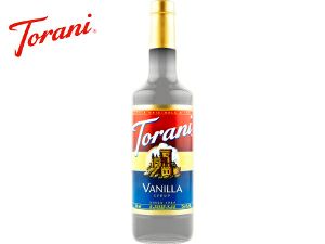 【アウトレット】【Torani/トラーニ】フレーバーシロップ バニラ 750ml【賞味期限：2023年2月18日】