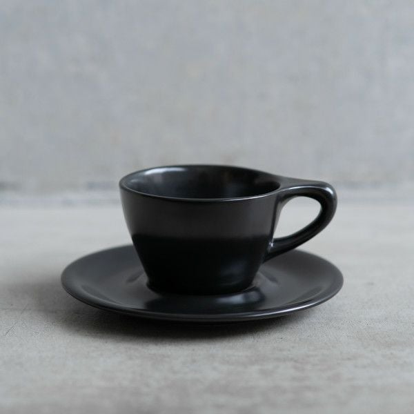 【notNeutral】 nN LN Cappuccino Cup & Saucer 6oz Black 89208871