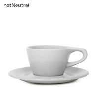 【notNeutral】 nN LN Cappuccino Cup & Saucer 6oz Light Gray 89208872