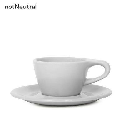 【notNeutral】 nN LN Cappuccino Cup & Saucer 6oz Light Gray 89208872