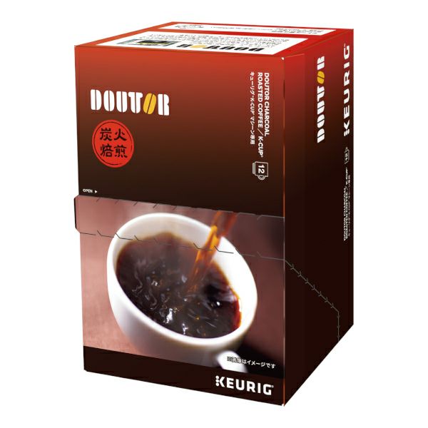 【キューリグ カプセル】ドトールコーヒー 炭火焙煎（Kカップ）9g×12個入り