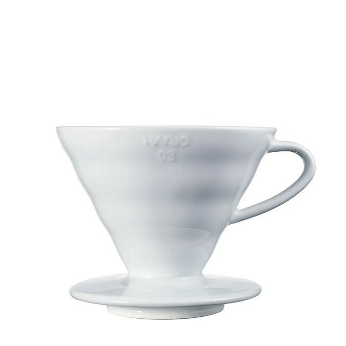 【販売終了】【hario/ハリオ】V60 透過ドリッパー02 セラミックW VCDR-02W