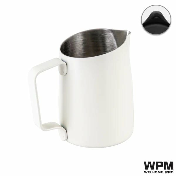 【WPM】ミルクピッチャー ラウンドスパウト  450cc マットホワイト HC7106MW