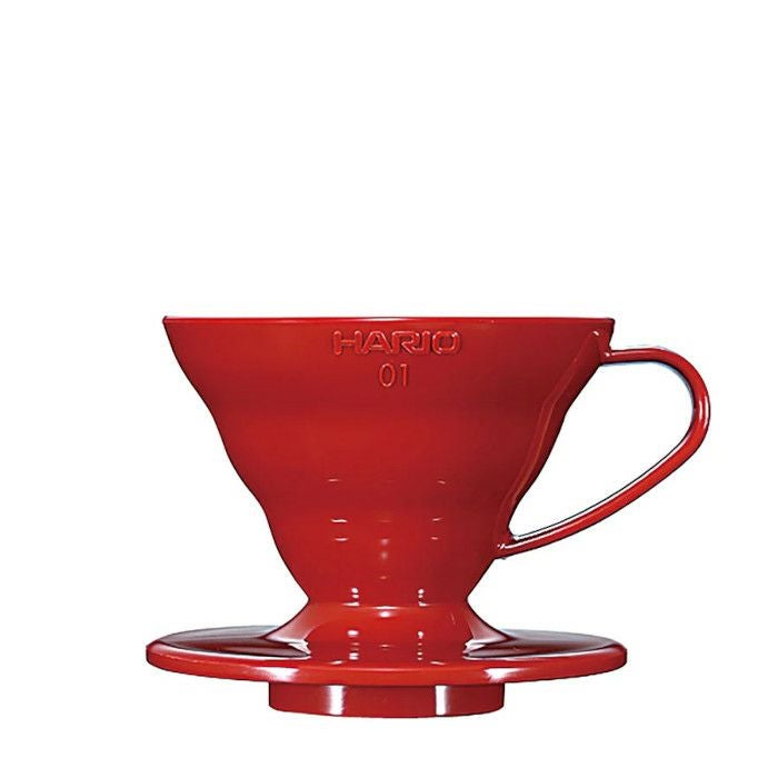 【hario/ハリオ】V60 透過ドリッパー01 レッド VDR-01-R