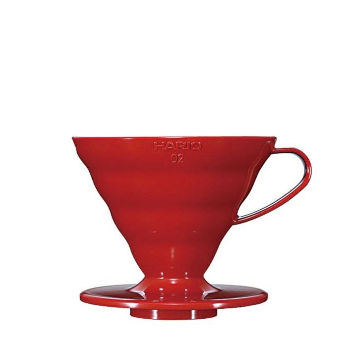 【hario/ハリオ】V60 透過ドリッパー02 レッド VDR-02-R