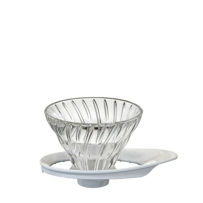 【販売終了】【hario/ハリオ】V60 耐熱ガラス透過ドリッパー 01 VDGR-01-W