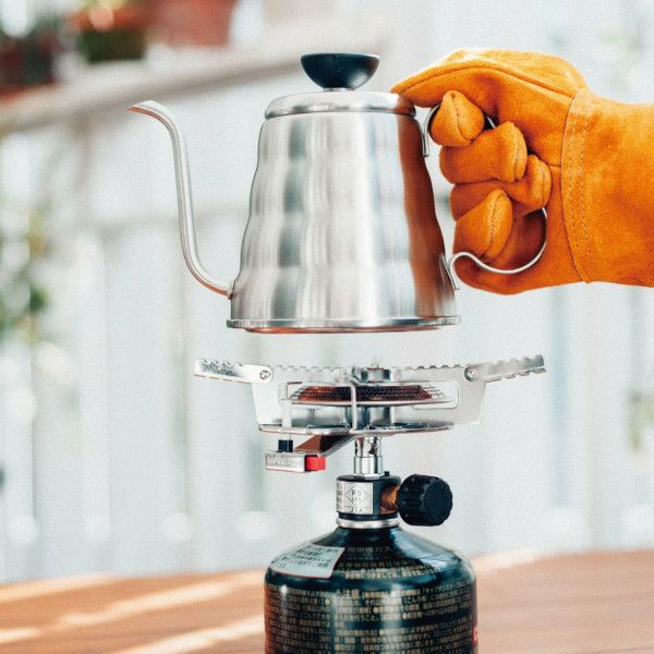 【ハリオ】V60 メタルドリップケトル・ヴォーノ 実用容量500ml ヘアラインシルバー