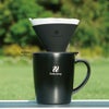 【ハリオ】V60 フラットドリッパー 01 Zebrang 1～2杯用 ブラック