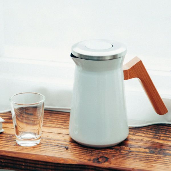 【ハリオ】Stainless Thermal Pot 保温可能容量600ml ホワイト