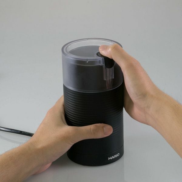 【ハリオ】電動コーヒーミル・スイッチ コーヒー豆約70g ブラック