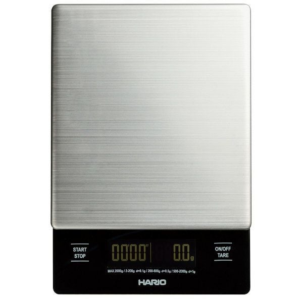 【ハリオ】V60 メタルドリップスケール ヘアラインシルバー