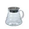 【ハリオ】V60グラスサーバー600クリア 透明ブラック 2～5杯用
