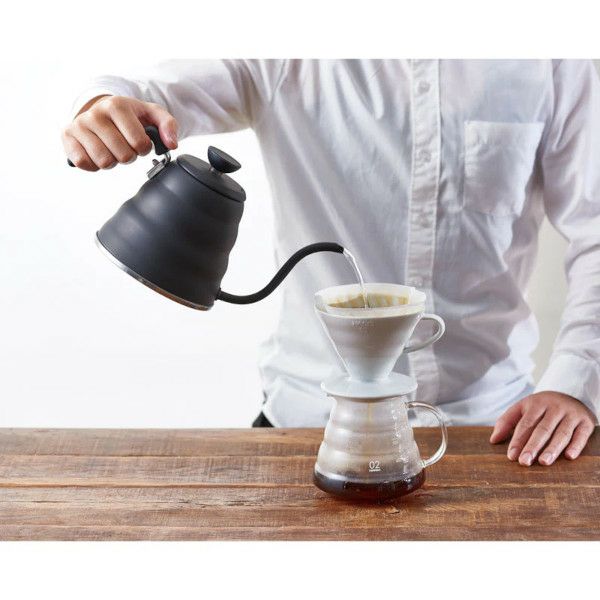 【ハリオ】V60ドリップケトル・ヴォーノ マットブラック 実用容量800ml