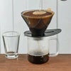 【ハリオ】ドリッパーMUGENサーバーセット 透明ブラック 1～2杯用 VCF-02M 40枚付き