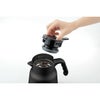 【販売終了】【ハリオ】V60保温ステンレスサーバーPLUS 800 ブラック 2～6杯用 流量調整アタッチメント付き