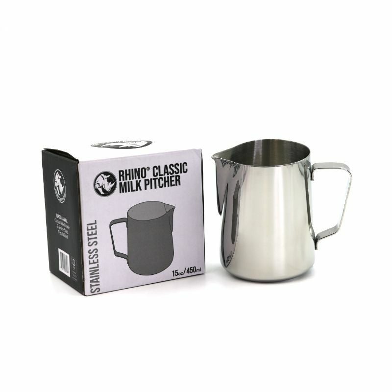 【Rhinowares】クラシックレンジピッチャー 450ml Stainless Steel