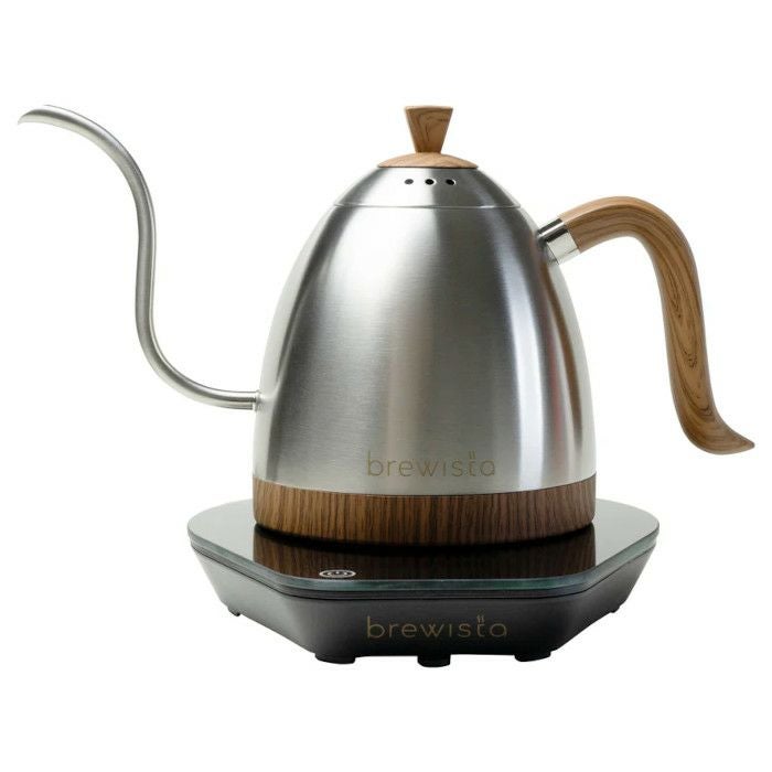 Brewista 1リットル電気ケトル （ベースは1つ、ケトル2つのセット） Brewista グースネックケトル ステンレス 1.0L | ケトル 1℃刻みで正確