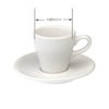 【LOVERAMICS】Tulip Espresso Cup＆Saucer 80ml ホワイト 6客セット