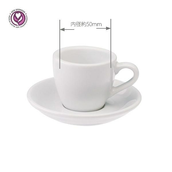 【LOVERAMICS】Egg Espresso Cup＆Saucer 80ml ブラック 6客セット