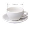 【LOVERAMICS】Egg Cappuccino Cup＆Saucer 200ml ブラック 6客セット