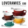 【次回入荷６月頃予定】【LOVERAMICS】Egg Cappuccino Cup＆Saucer 250ml ホワイト 6客セット