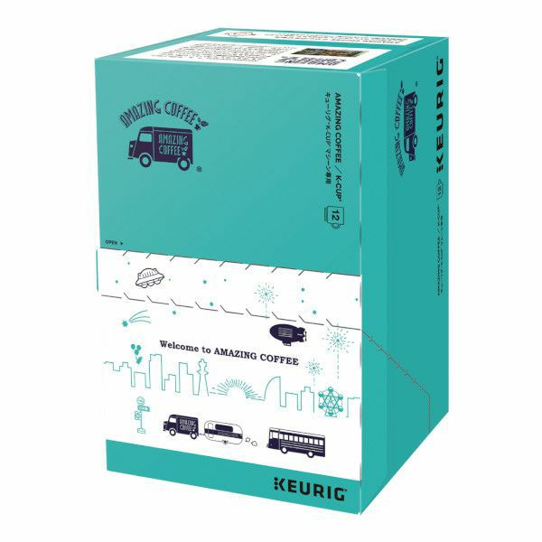 【アウトレット】【キューリグ カプセル】AMAZING COFFEE ドリップカプセル（Kカップ）12個入り【賞味期限：2025年10月8日】