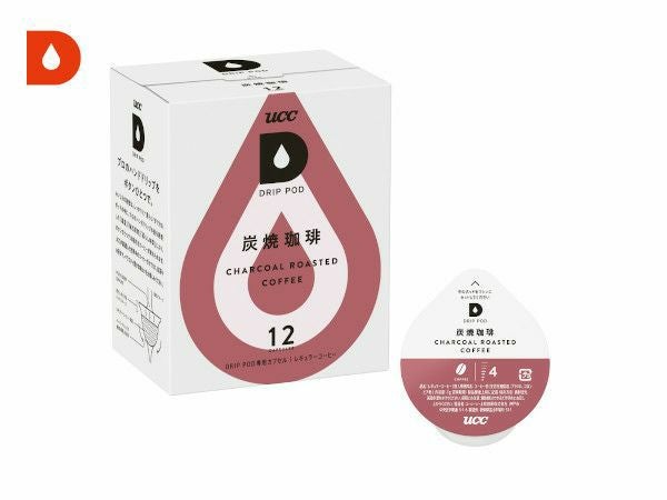 【アウトレット】【UCC/DRIPPOD】炭焼珈琲 7g×12個入り【賞味期限：2025年10月31日】