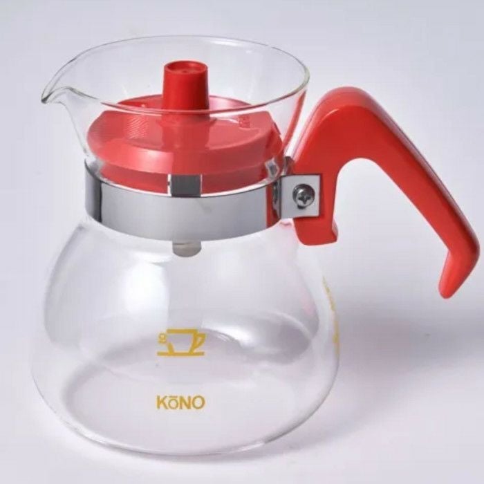 【kono/コーノ】グラスポット2人用 レッド MD-22RD