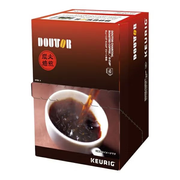 【アウトレット】【キューリグ カプセル】ドトールコーヒー 炭火焙煎（Kカップ）9g×12個入り【賞味期限：2026年11月6日】